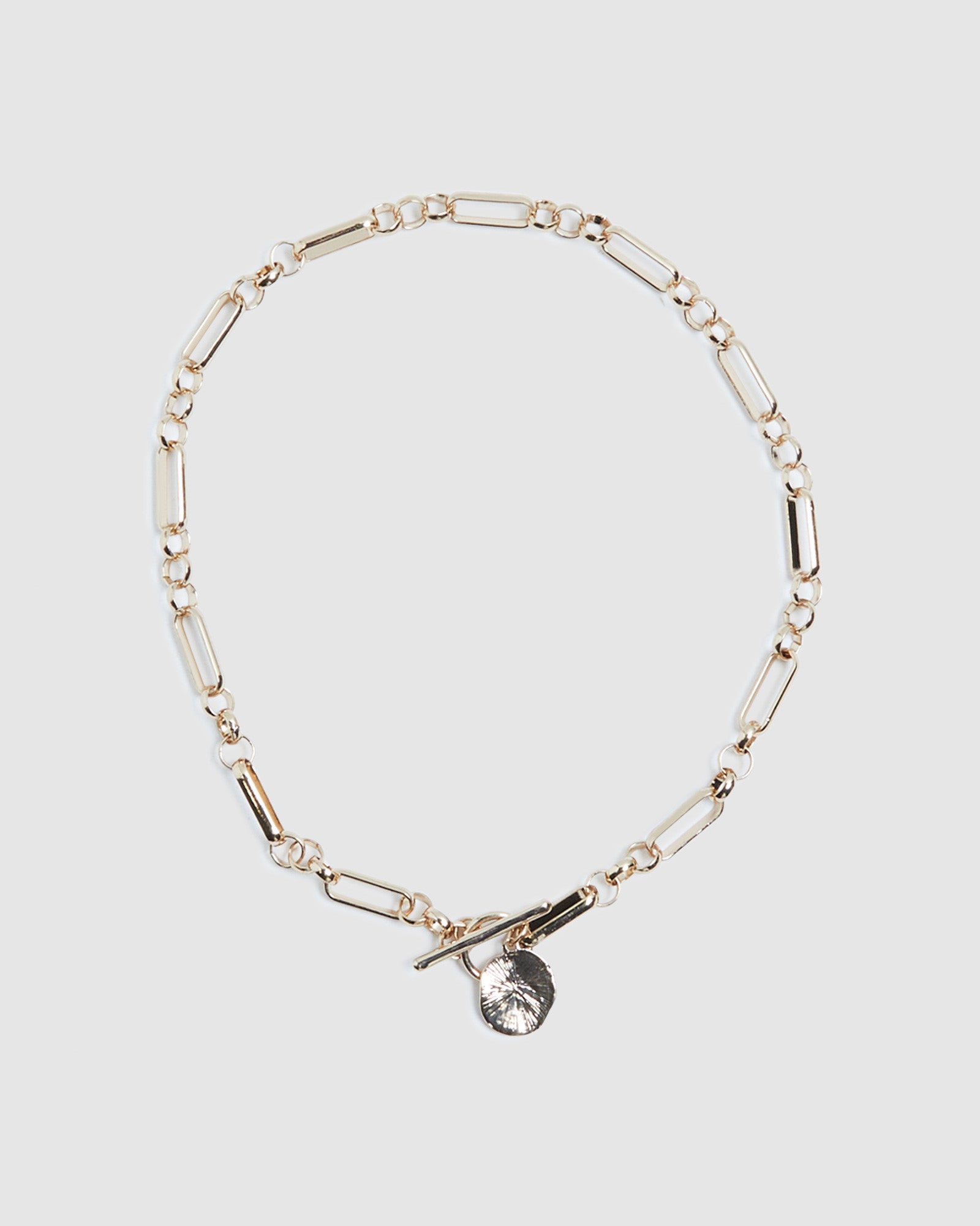 Premium Cecile Chunky Coin Choker in Gold - Upgrade Your Look