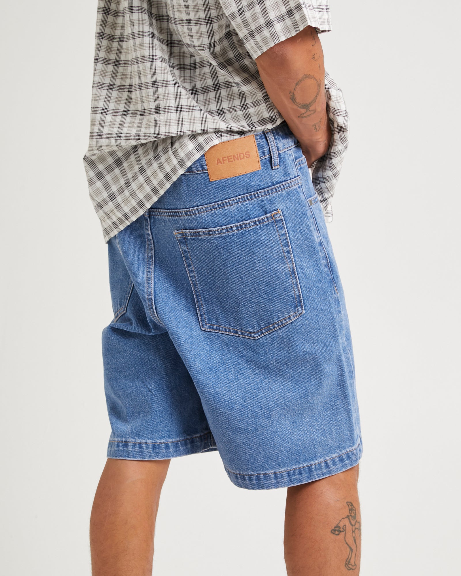 Premium Lil C Denim Baggy Shorts 22