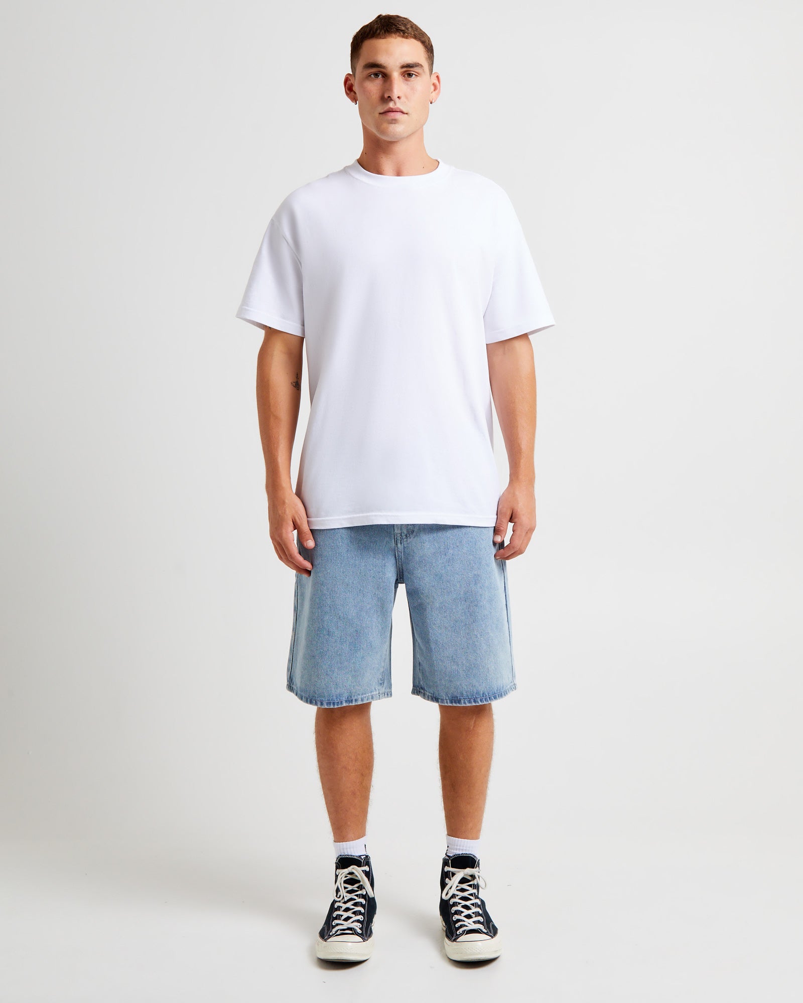 Premium Light Blue Big Ol Denim Shorts