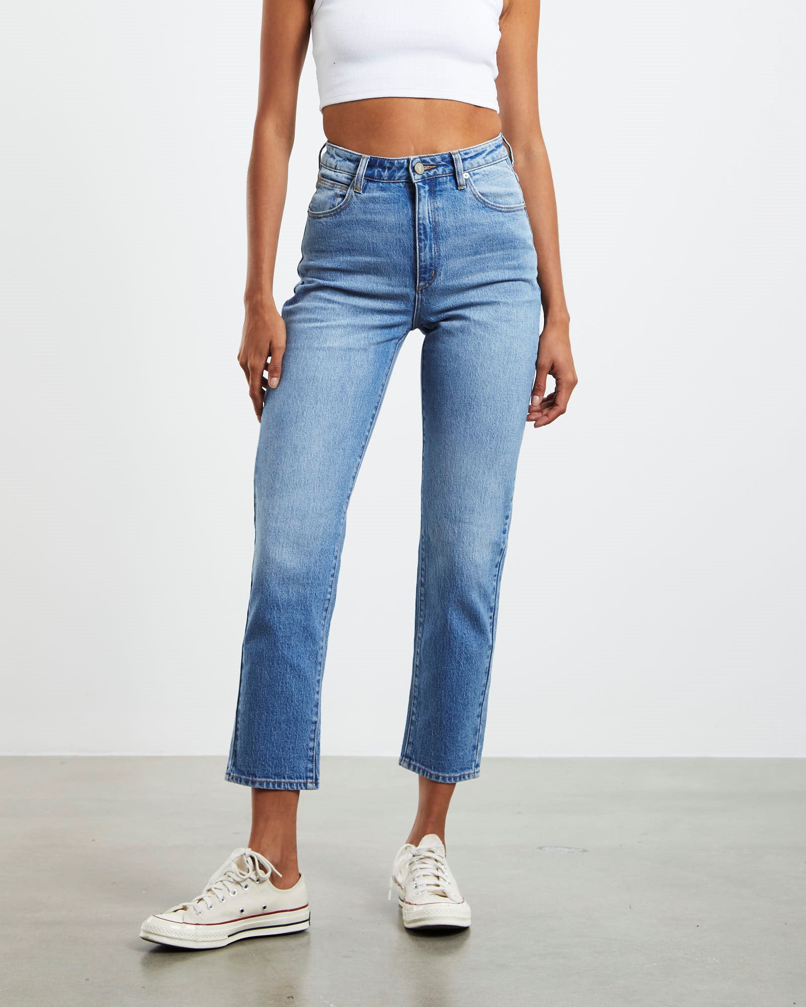 Premium A'94 High Slim Denim Jeans for a Chic Look