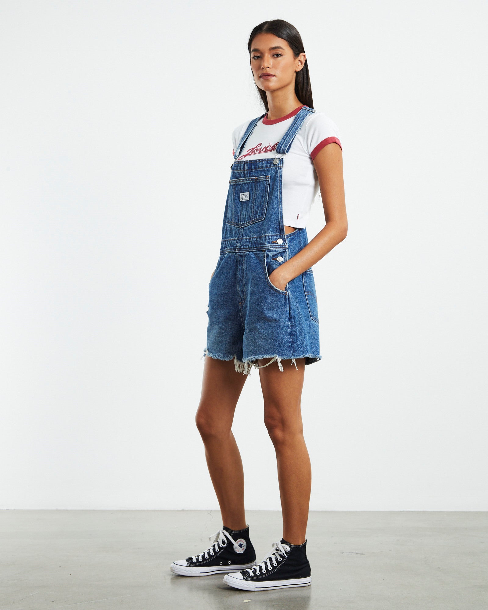 Premium Vintage Denim Overalls for Meadow Adventures