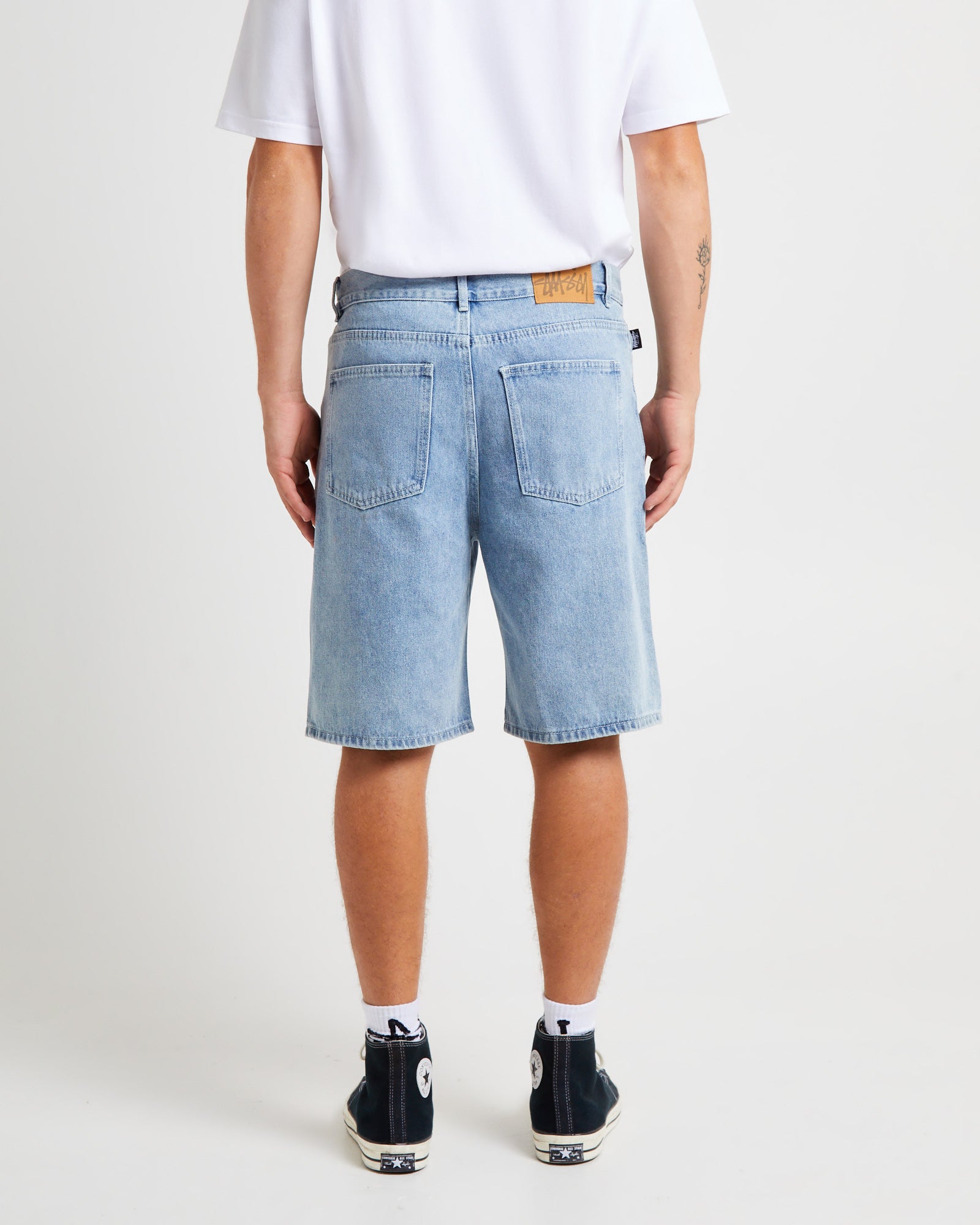 Premium Light Blue Big Ol Denim Shorts