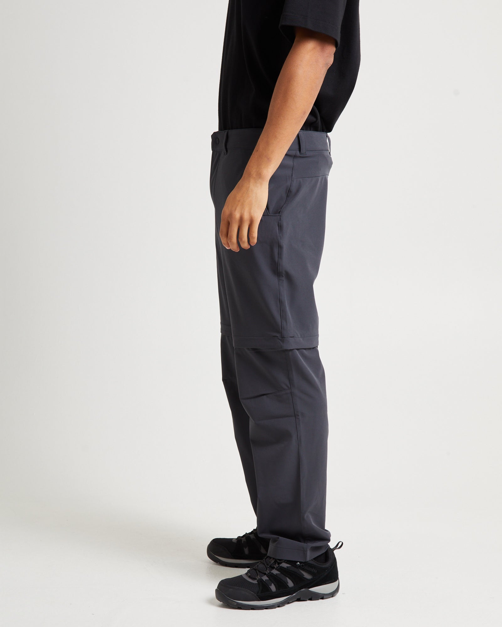 Premium Paramount Convertible Pants in Asphalt