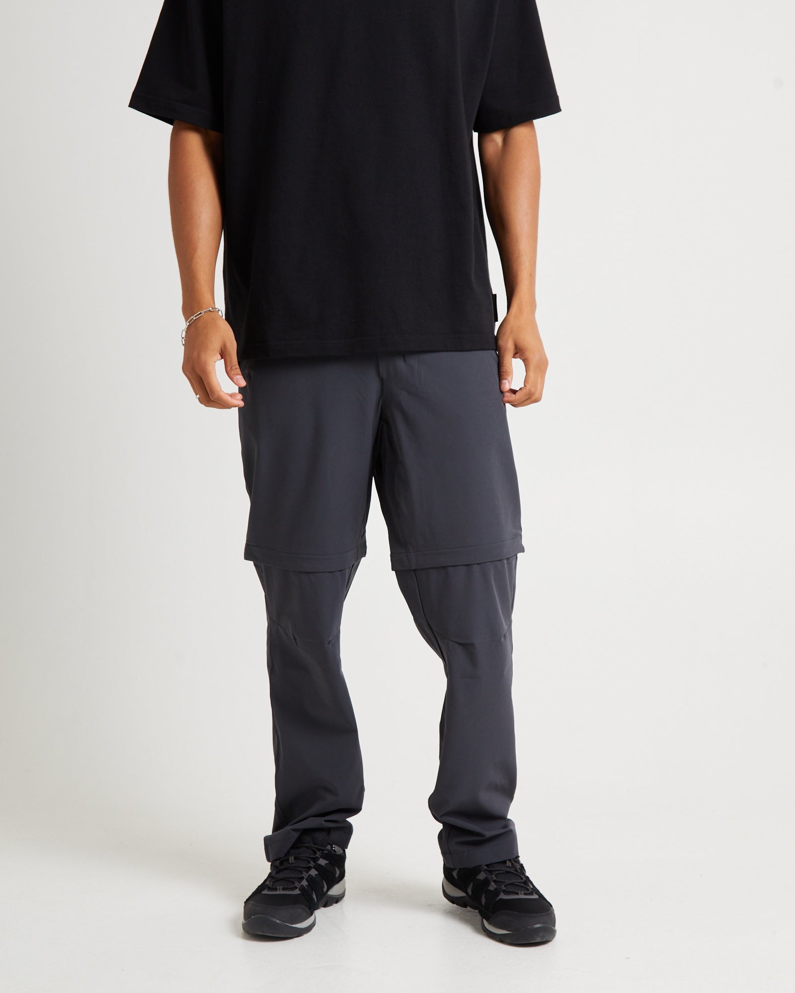 Premium Paramount Convertible Pants in Asphalt