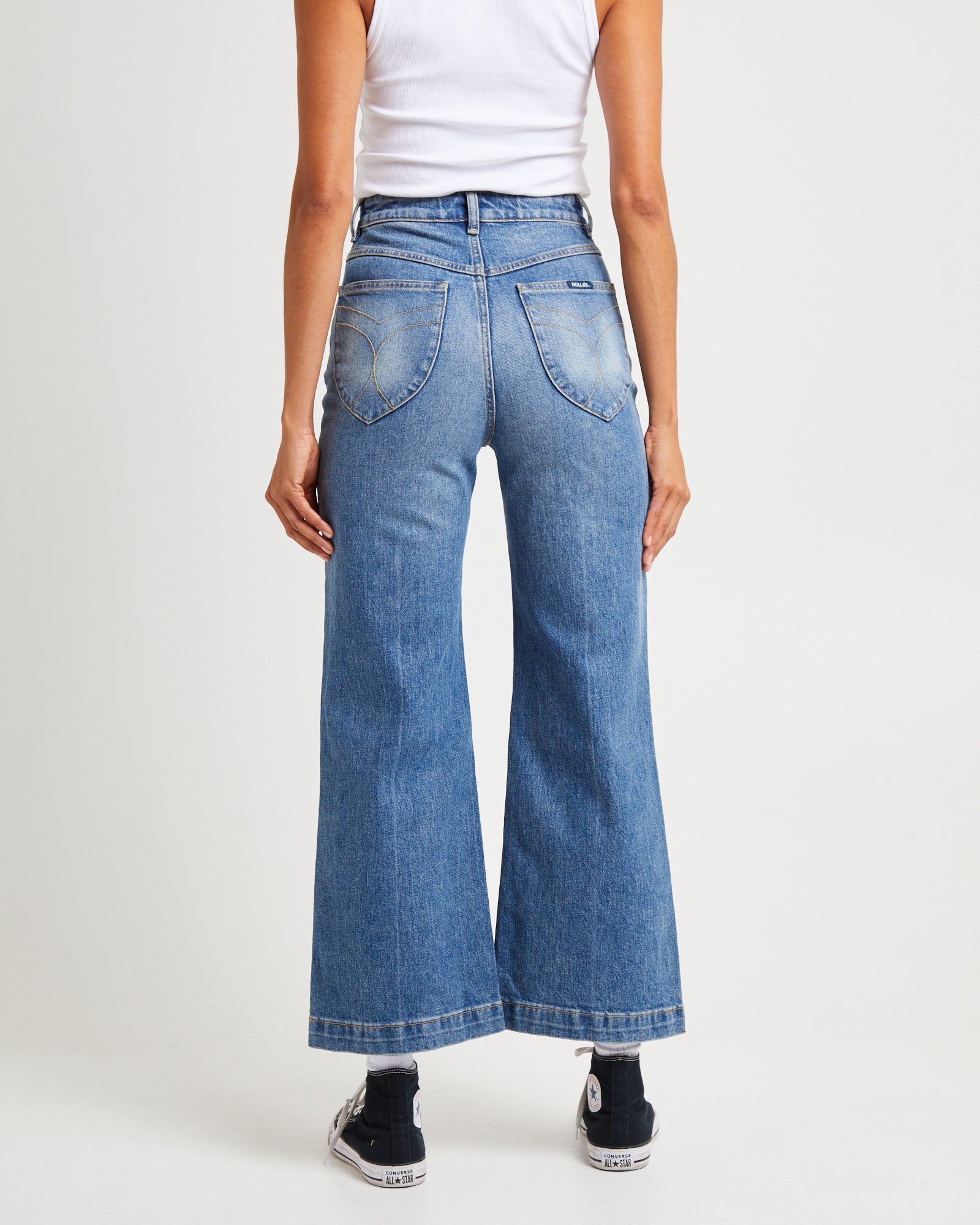 Premium Sailor Pisces Dark Vintage Denim Jeans