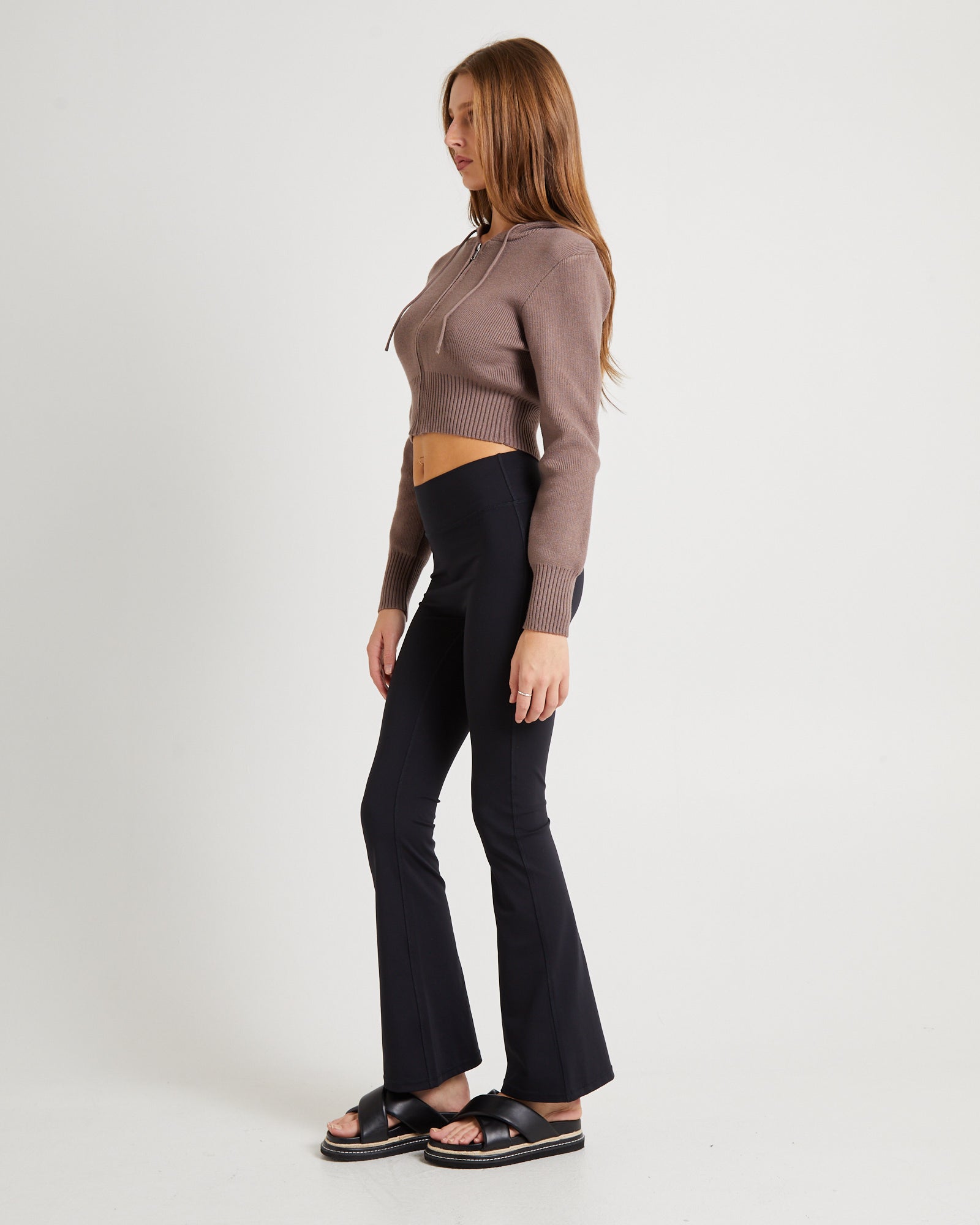 Premium Maylee Knit Zip Through Hoodie for Effortless Style