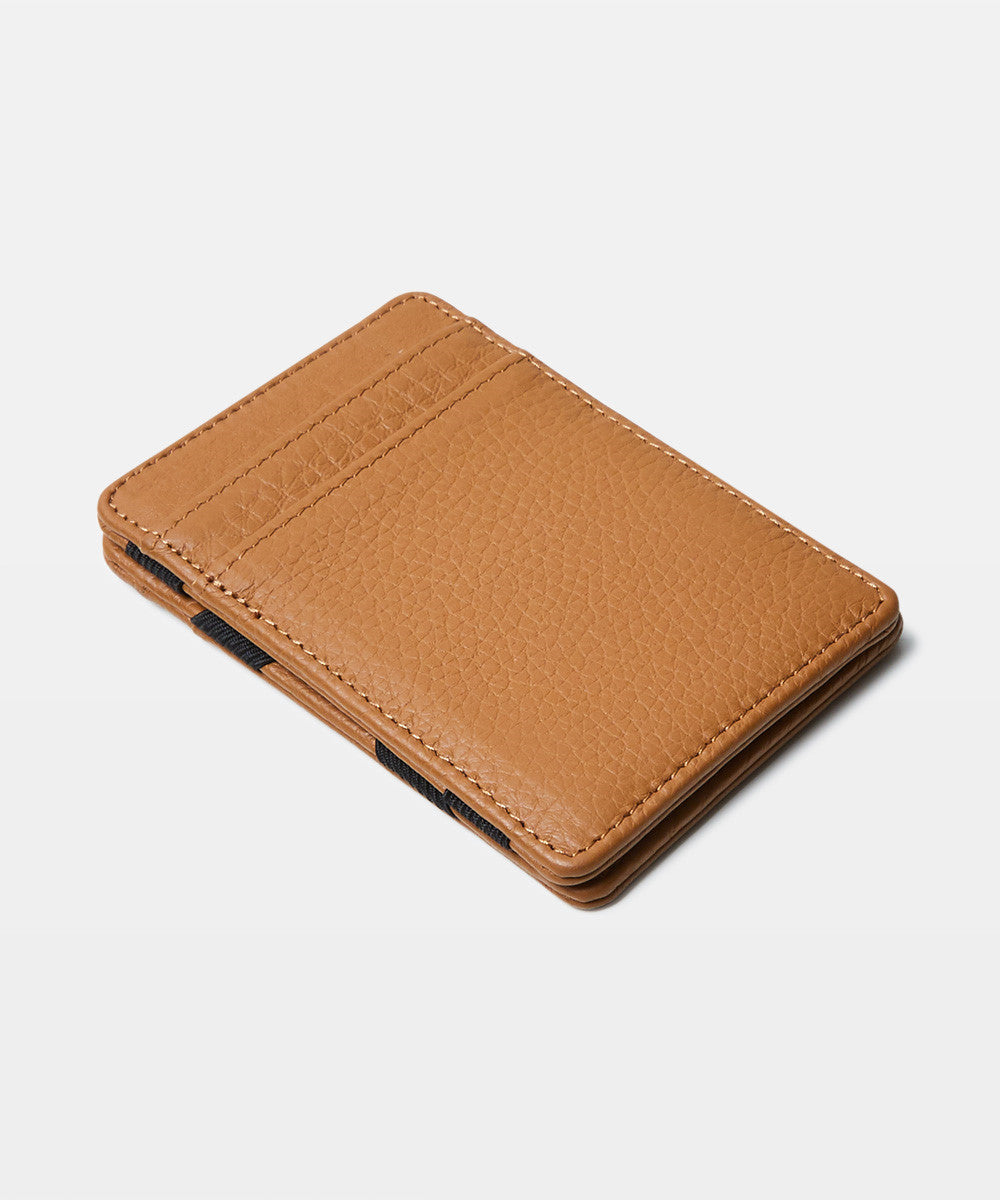Premium Flip Tan Leather Wallet