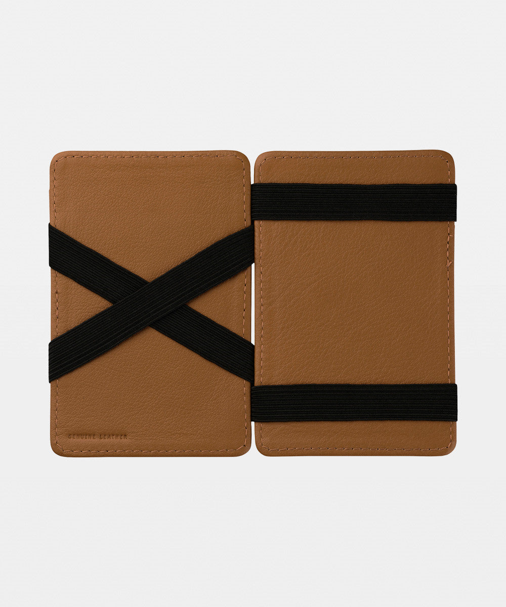 Premium Flip Tan Leather Wallet