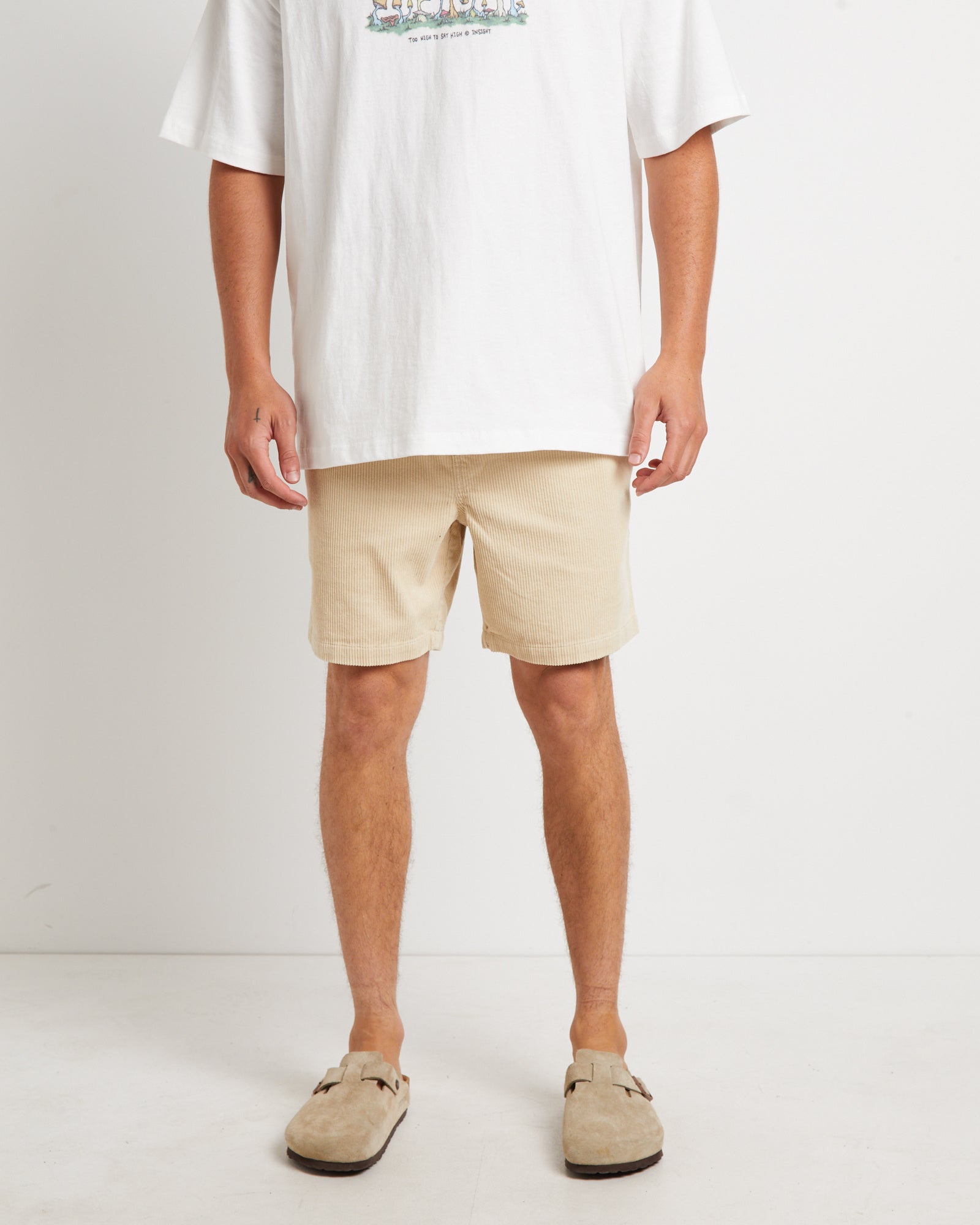 Premium Bedford Cord Shorts in Latte - Upgrade Your Summer Wardrobe