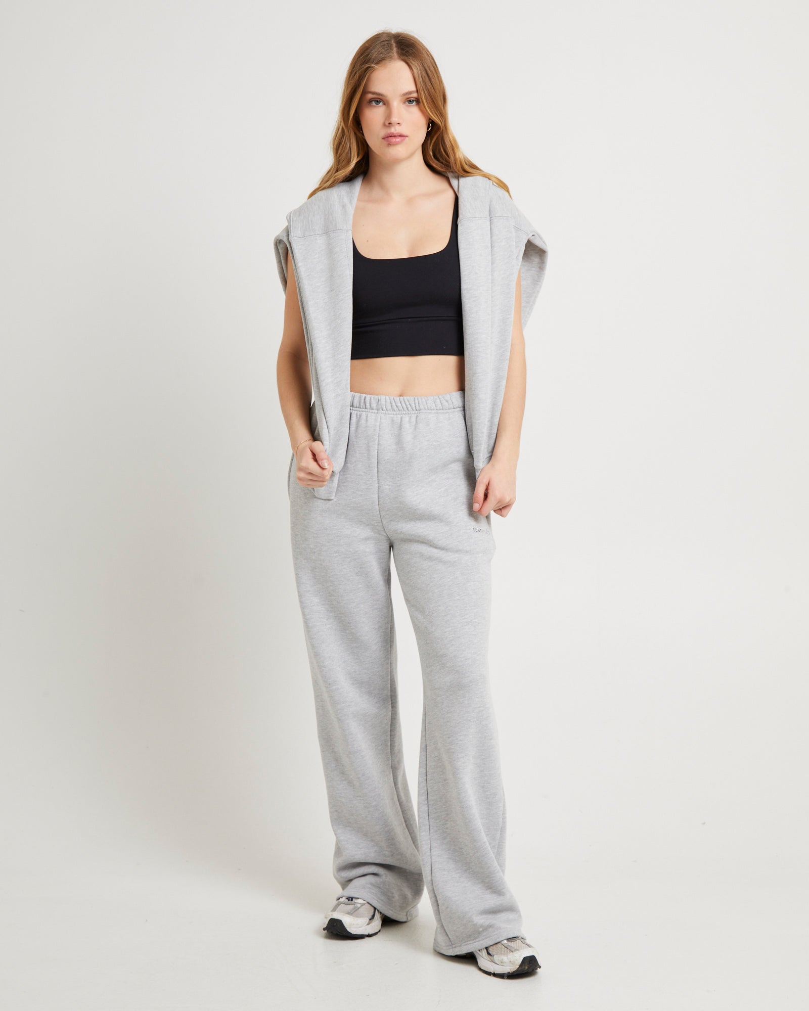 Premium Subtitled Straight Leg Trackpants