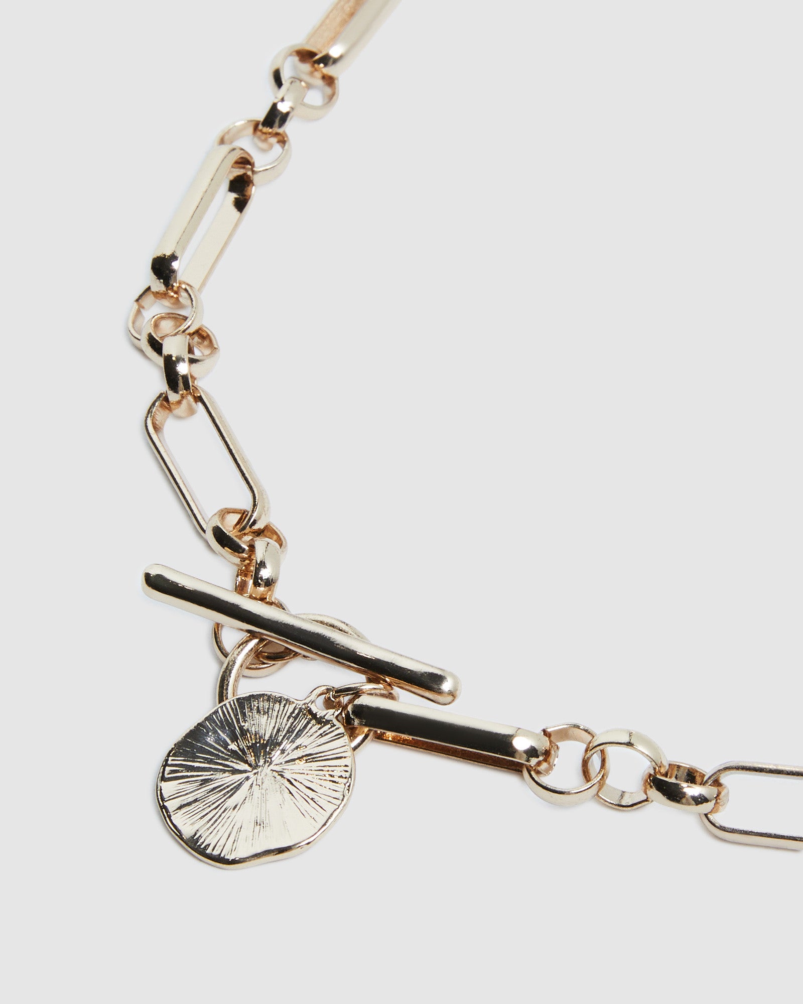 Premium Cecile Chunky Coin Choker in Gold - Upgrade Your Look