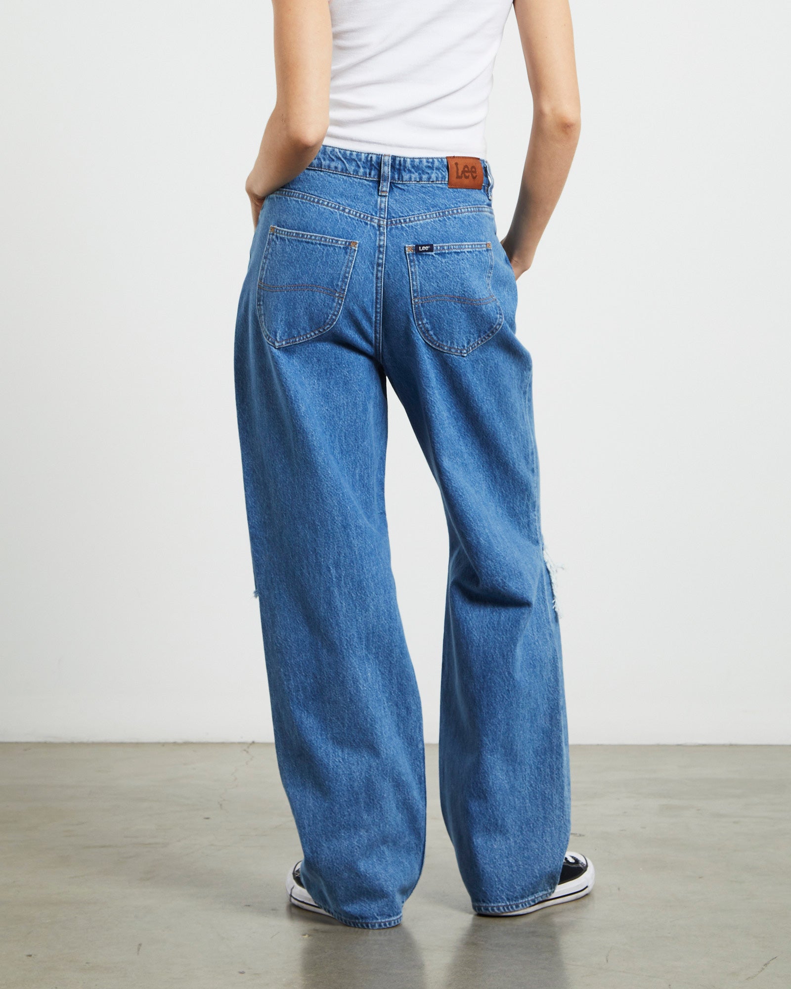 Premium High Baggy Next Decon Blue Jeans