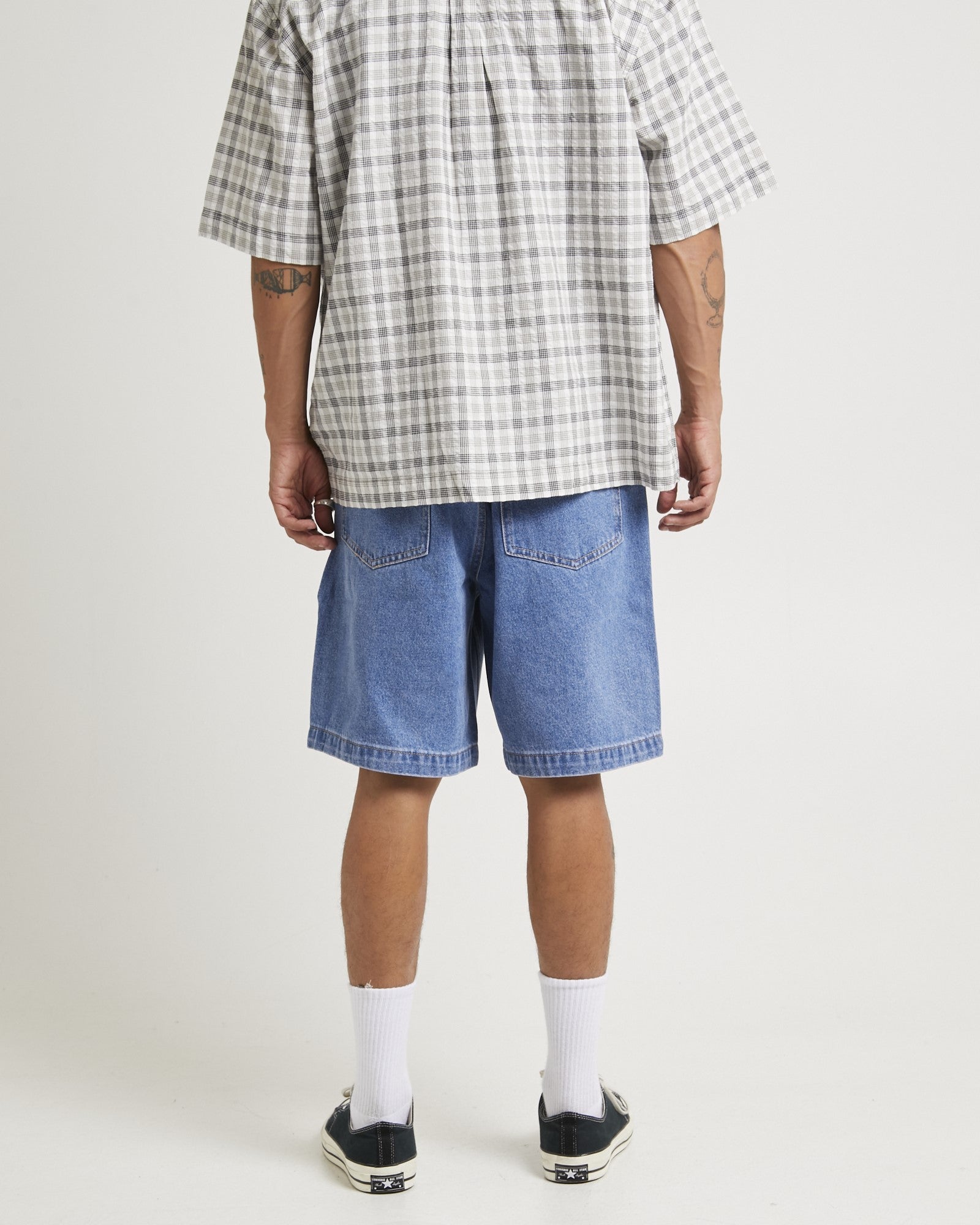 Premium Lil C Denim Baggy Shorts 22