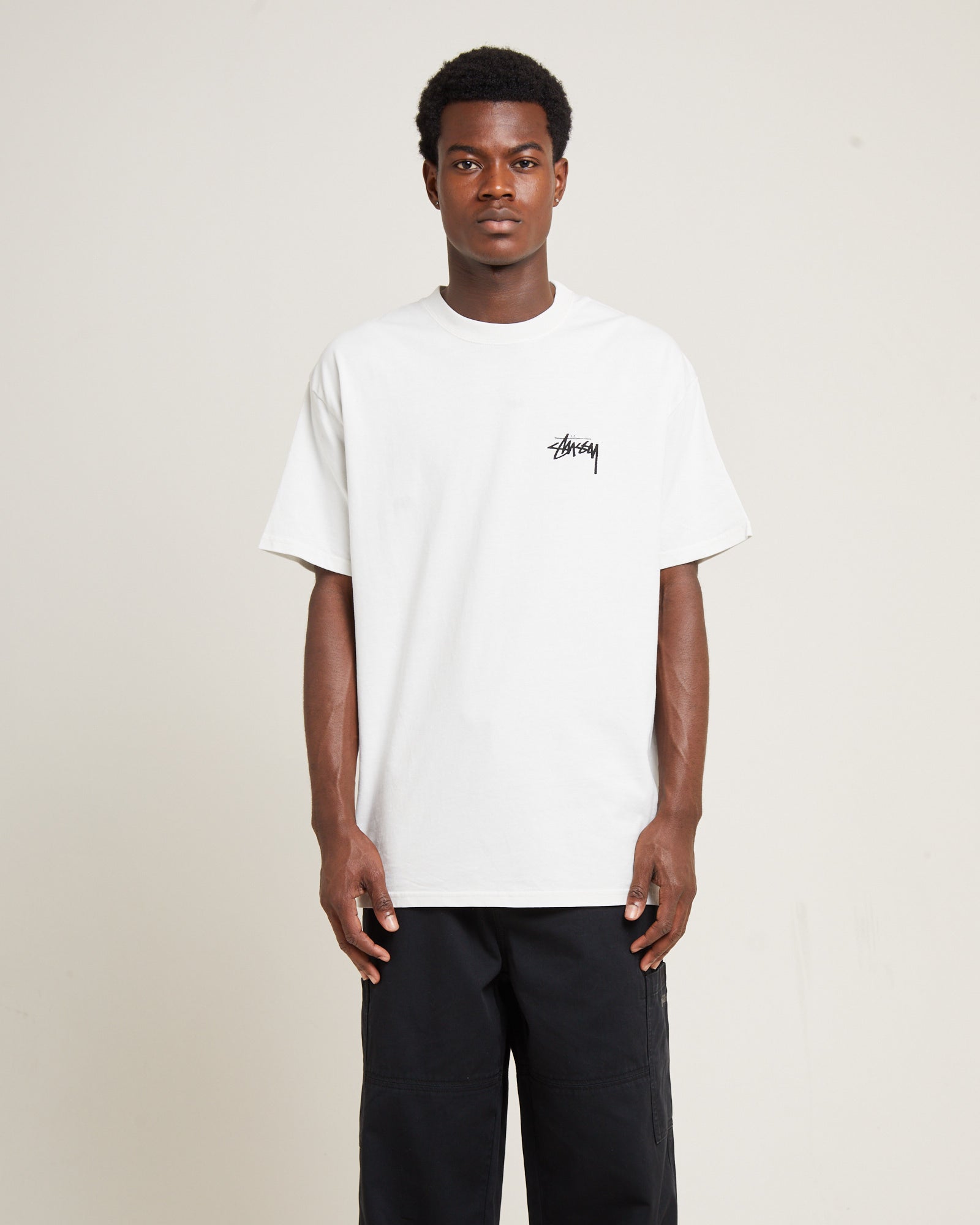 Premium Fuzzy Dice Heavyweight White Short Sleeve T-Shirt