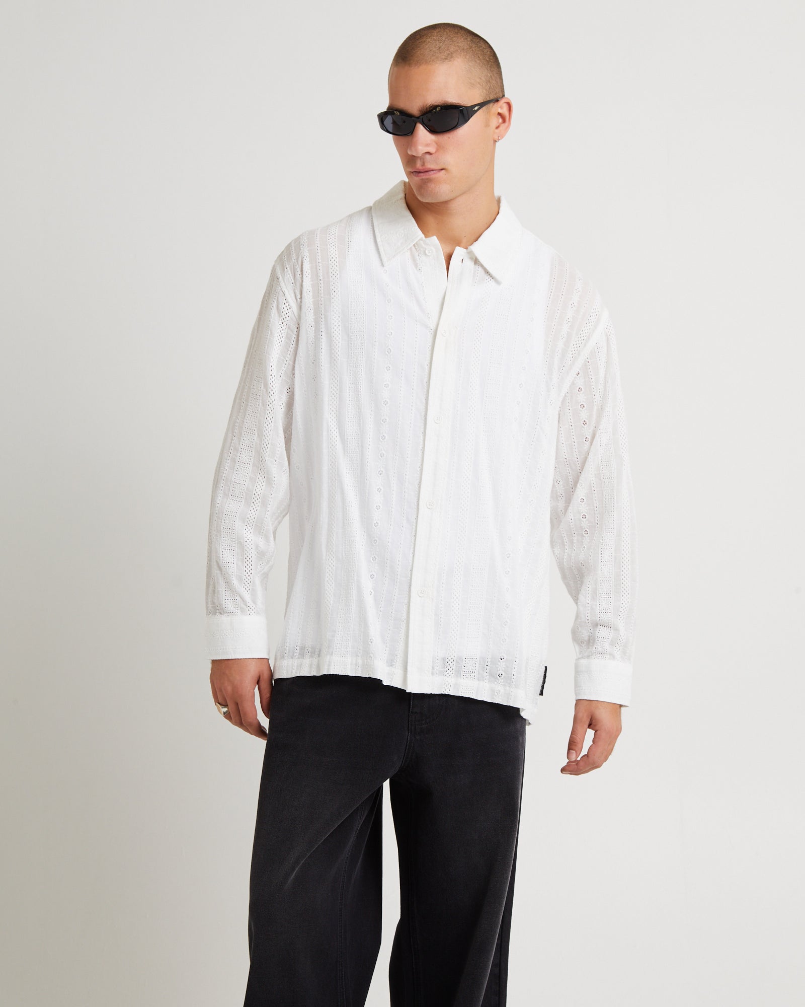Premium Kith Lace Long Sleeve Shirt