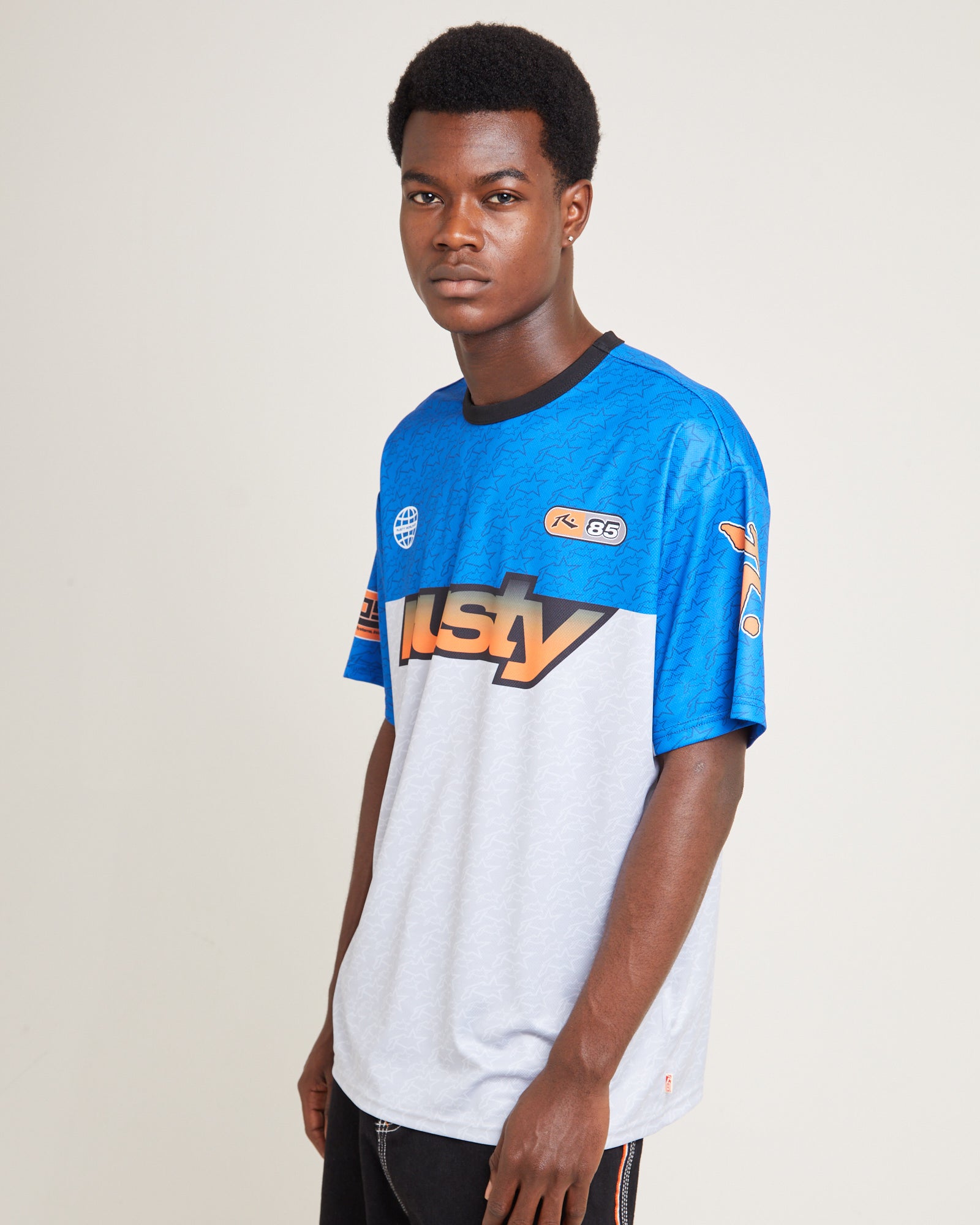 Premium Nine O Clock Nac Short Sleeve Jersey in Oyster Grey