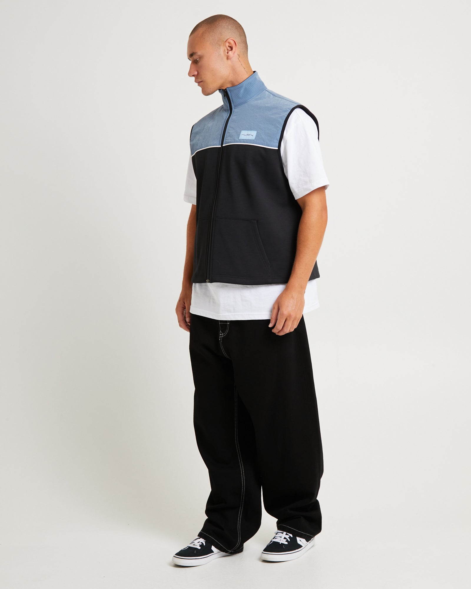 Premium Tekkers Unisex Fleece Vest in Coal