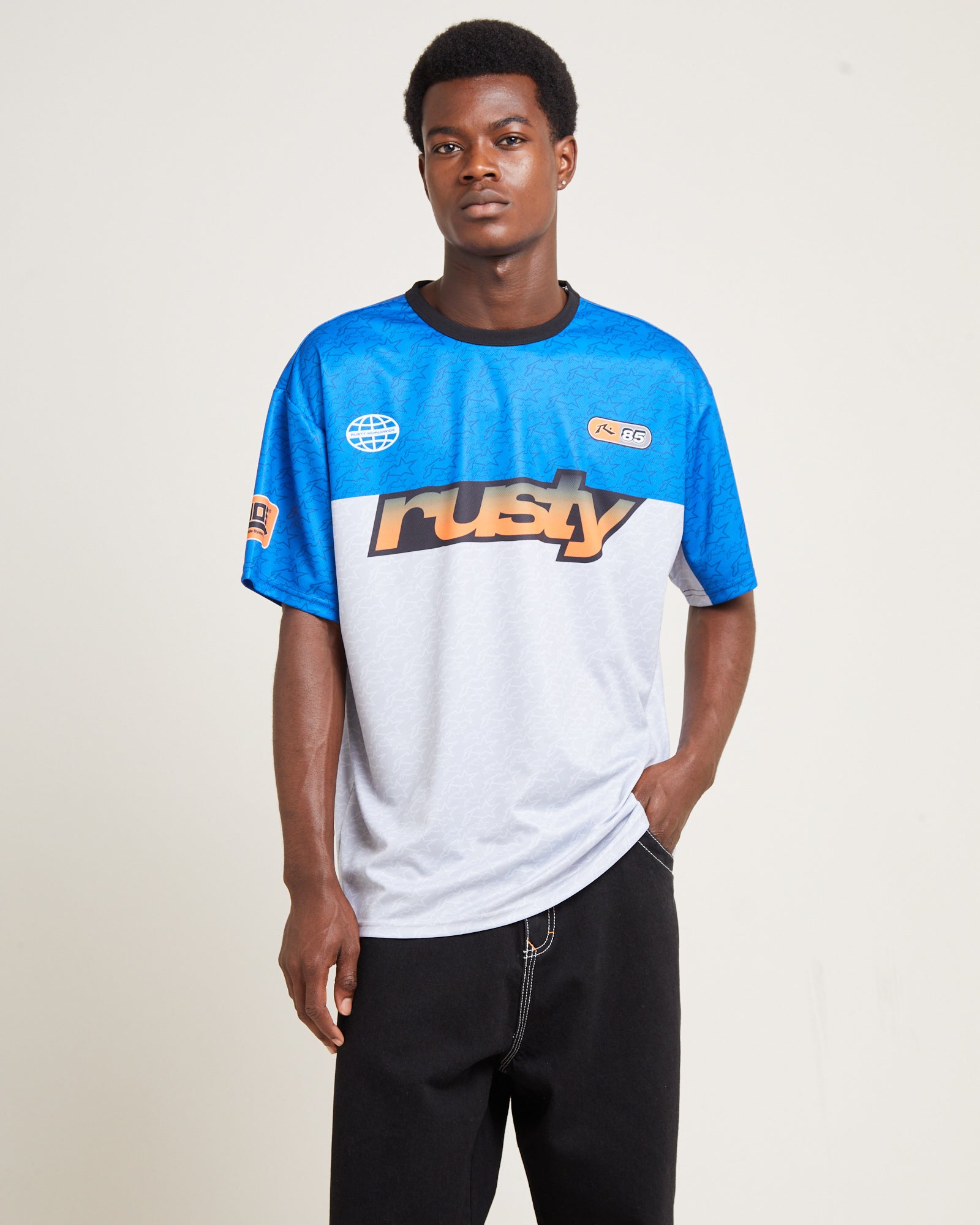 Premium Nine O Clock Nac Short Sleeve Jersey in Oyster Grey