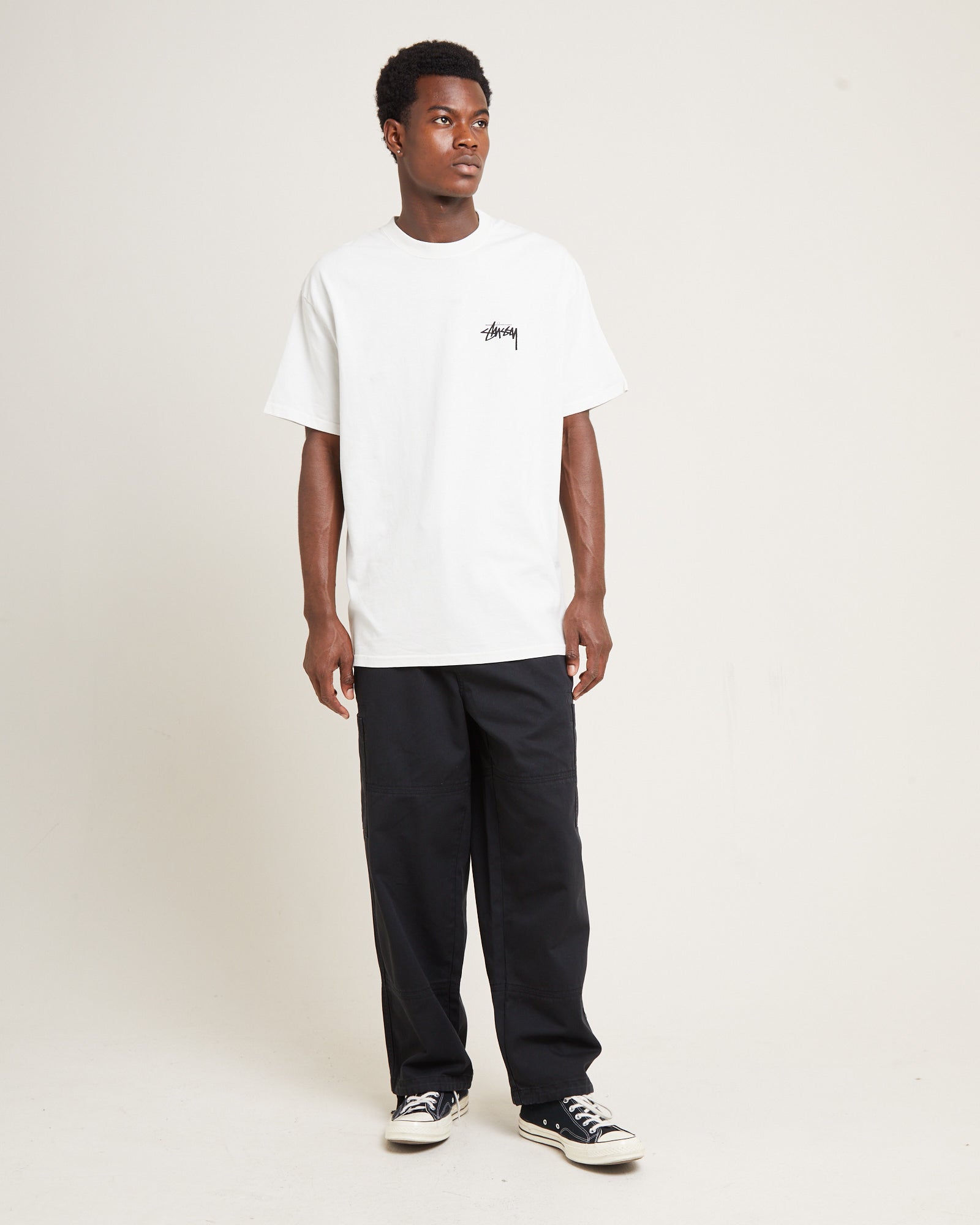 Premium Fuzzy Dice Heavyweight White Short Sleeve T-Shirt