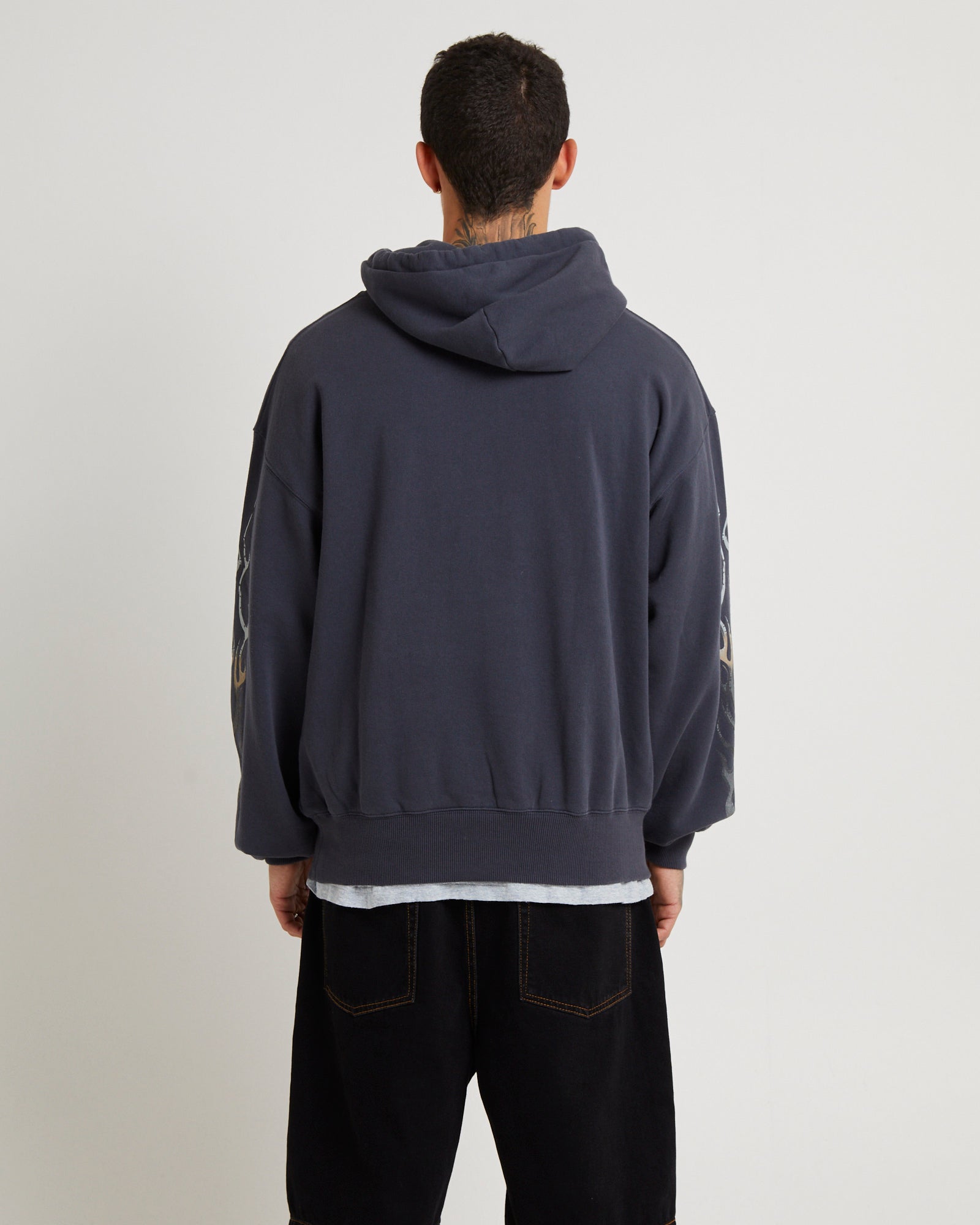Premium Scorched Boxy Pull On Hood