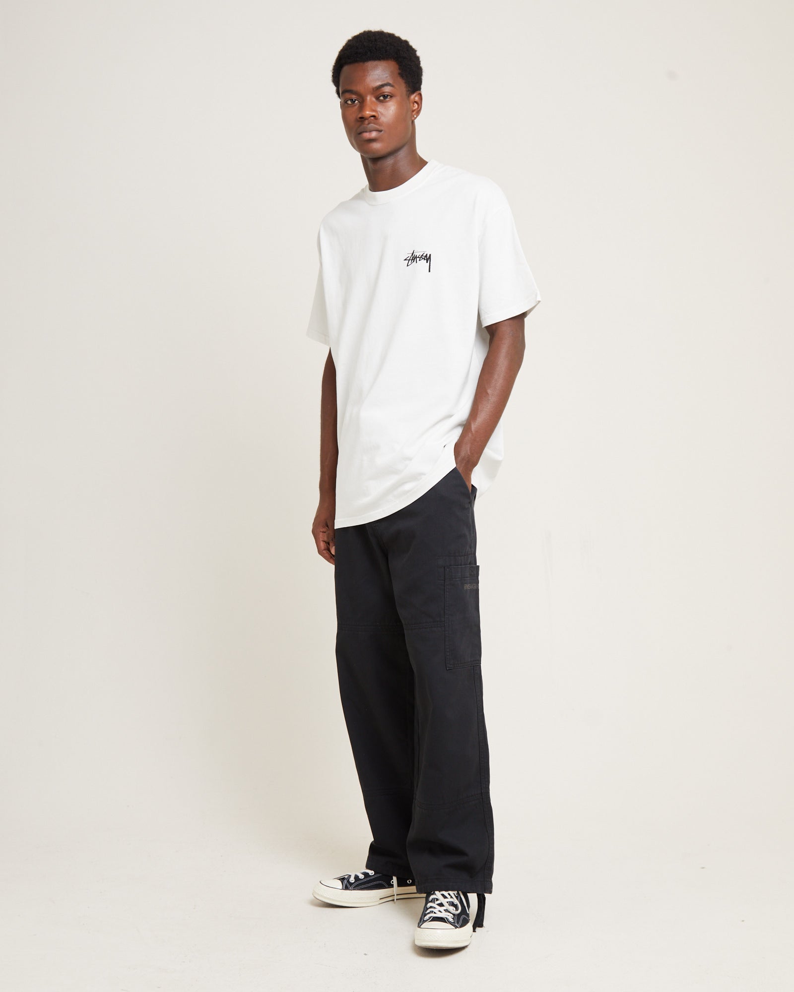Premium Fuzzy Dice Heavyweight White Short Sleeve T-Shirt